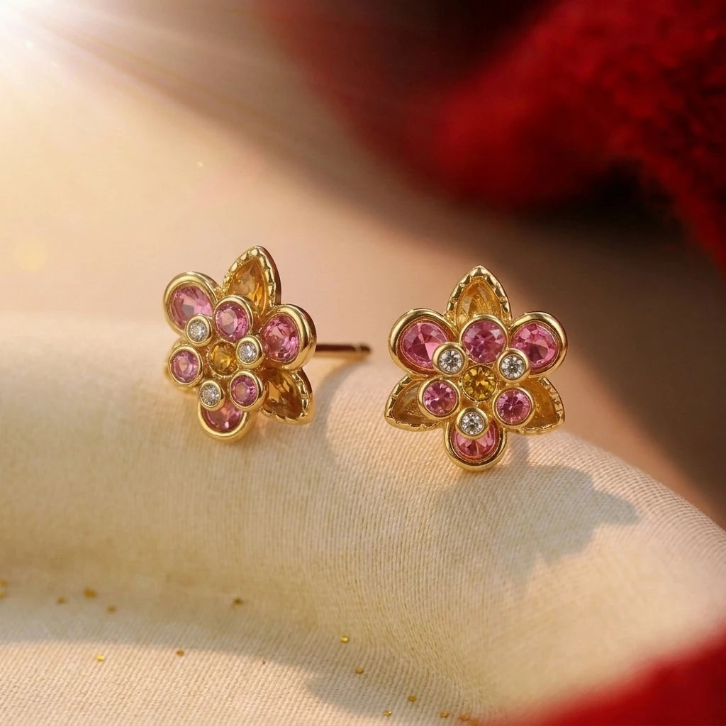 Elegant Flower Ladies Earrings Versatile for Daily Commute And Dates Perfect Thoughtful Gift for Female Friends