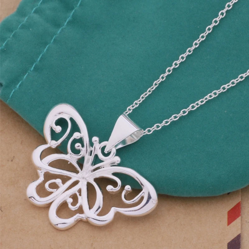 925 Sterling Silver Necklace Pendant Wholesale High Quality Fashion jewelry chains For Women Exquisite Student Girlfriend