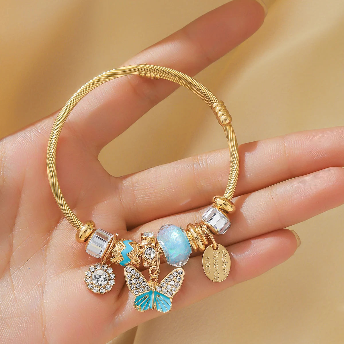 1PC Women's Fashion Pan Family Multi Element Beaded Bracelet Jewelry Accessories Suitable for Date, Party, Festival Gifts