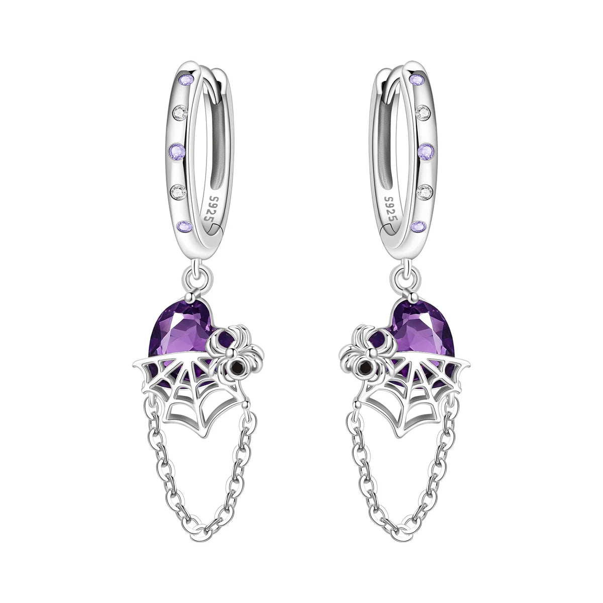Orstarry 925 Sterling Silver Blue Zircon Dragonfly Drop Earrings Women Earrings Charm Fashion Versatile Party Jewelry Gifts