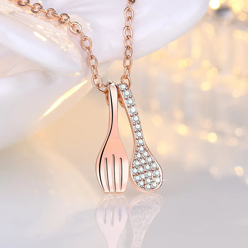 925 Sterling Silver Necklace Pendant Romance Heart Zircon High Quality For Woman Fashion Wedding Engagement Jewelry Gift