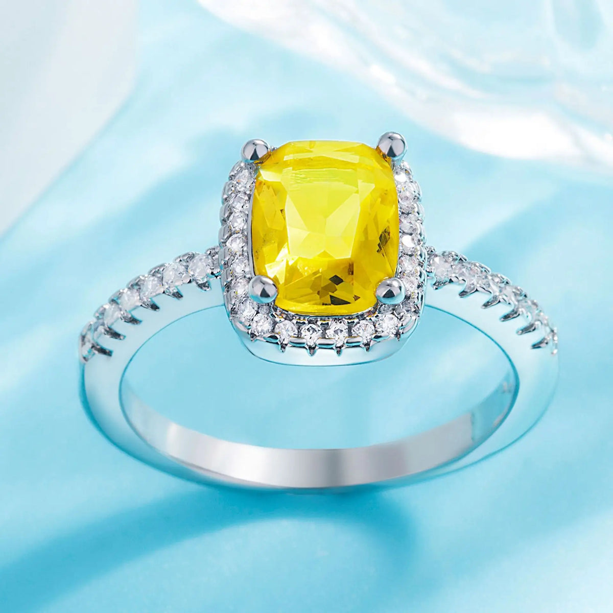 New 925 Sterling Silver Ring Shines Simplicity Crystal Zircon Fashion Exquisite For women Jewelry Wedding Engagement Gift Party