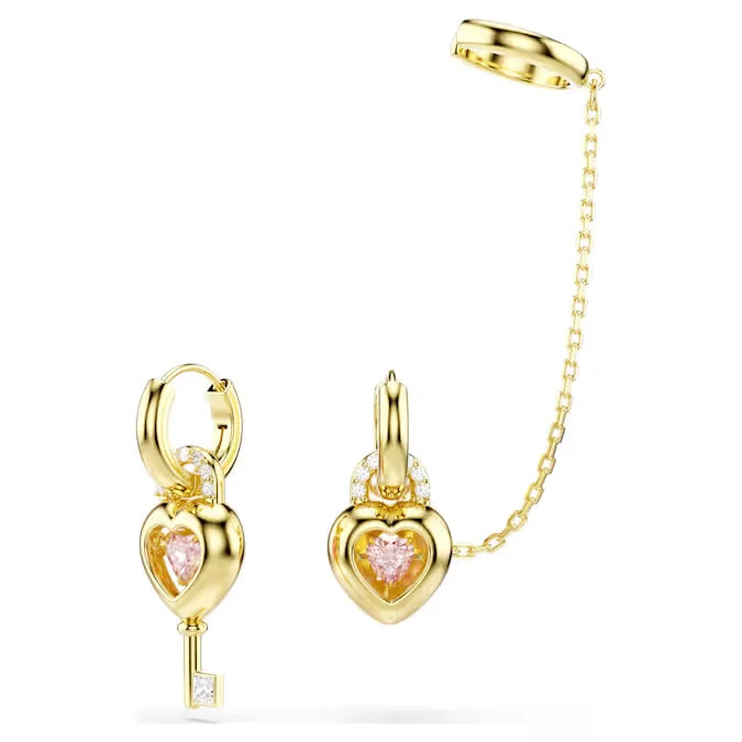 2026 New High-Quality Bee, Cupid's Arrow Heart Candy Snowflake Crystal Earrings for Women - Romantic and Elegant Holiday Gift