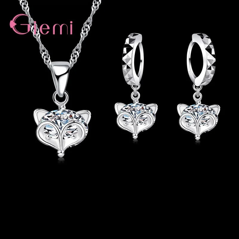 S925 Silver Needle Luxury Jewelry Sets 24 Models Option Cubic Zircon Rhinestone Charming Pendant Wedding Engagement Accessory
