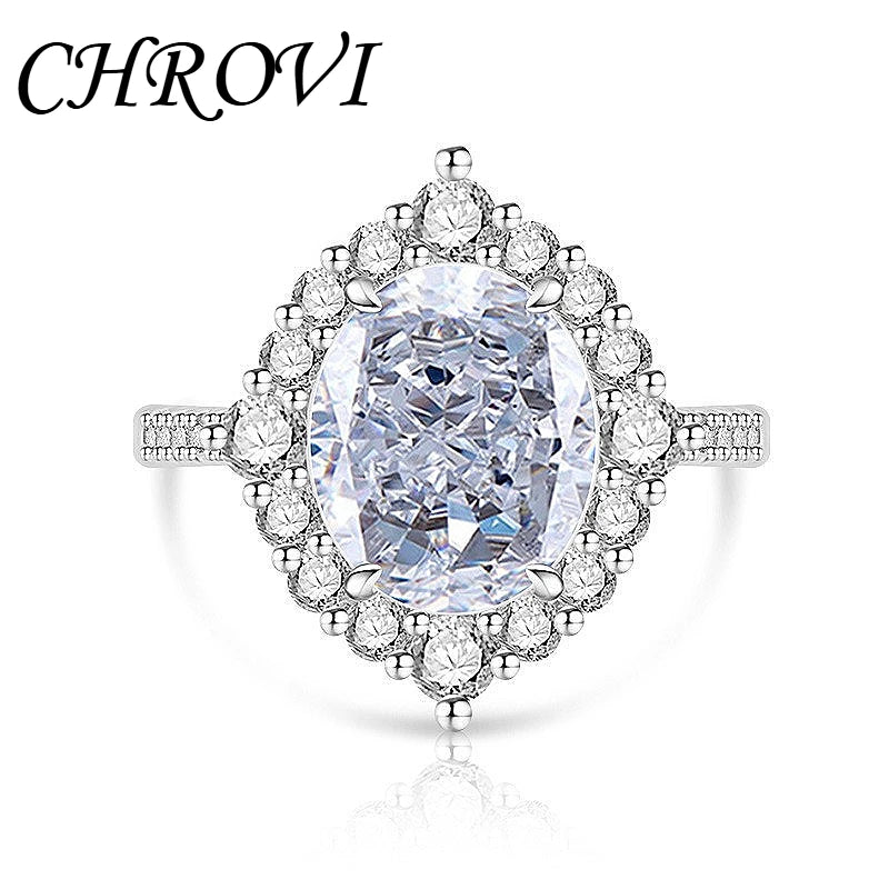 Light luxury 925 sterling silver gemstone ring, luxurious jewelry, unisex, fashionable for work, parties, and weddings ring