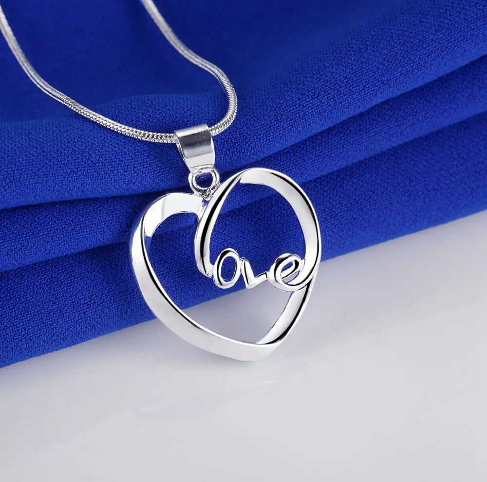 Hot 925 Sterling Silver Necklace Pendant Tree High Quality For Women Wedding Engagement Fashion Jewelry Gifts
