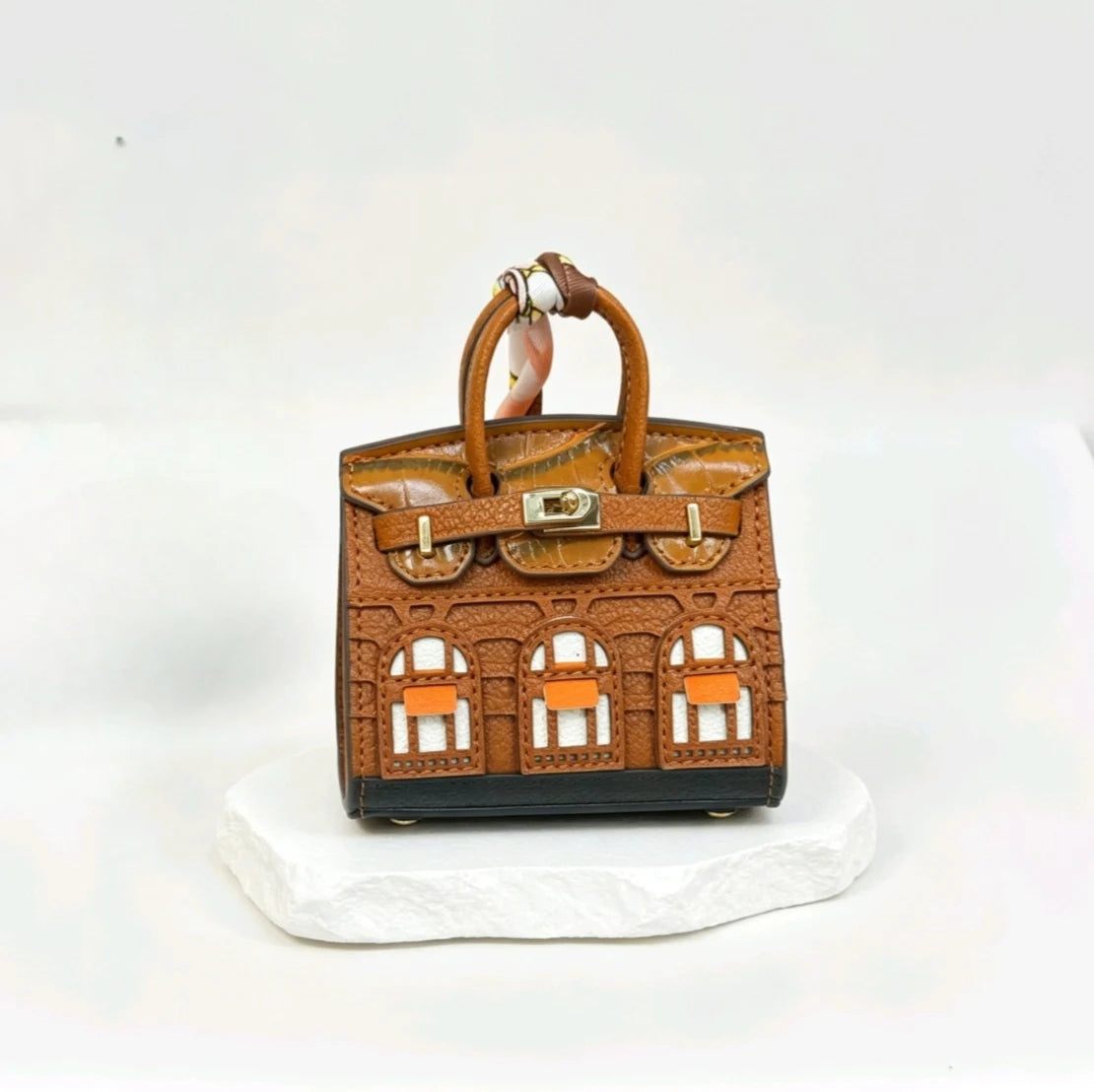 Mini Hanging Small Home Light Luxury New Fashion Decoration Envelope Headphone Leather Purse Leather Pendant Mini Keychain