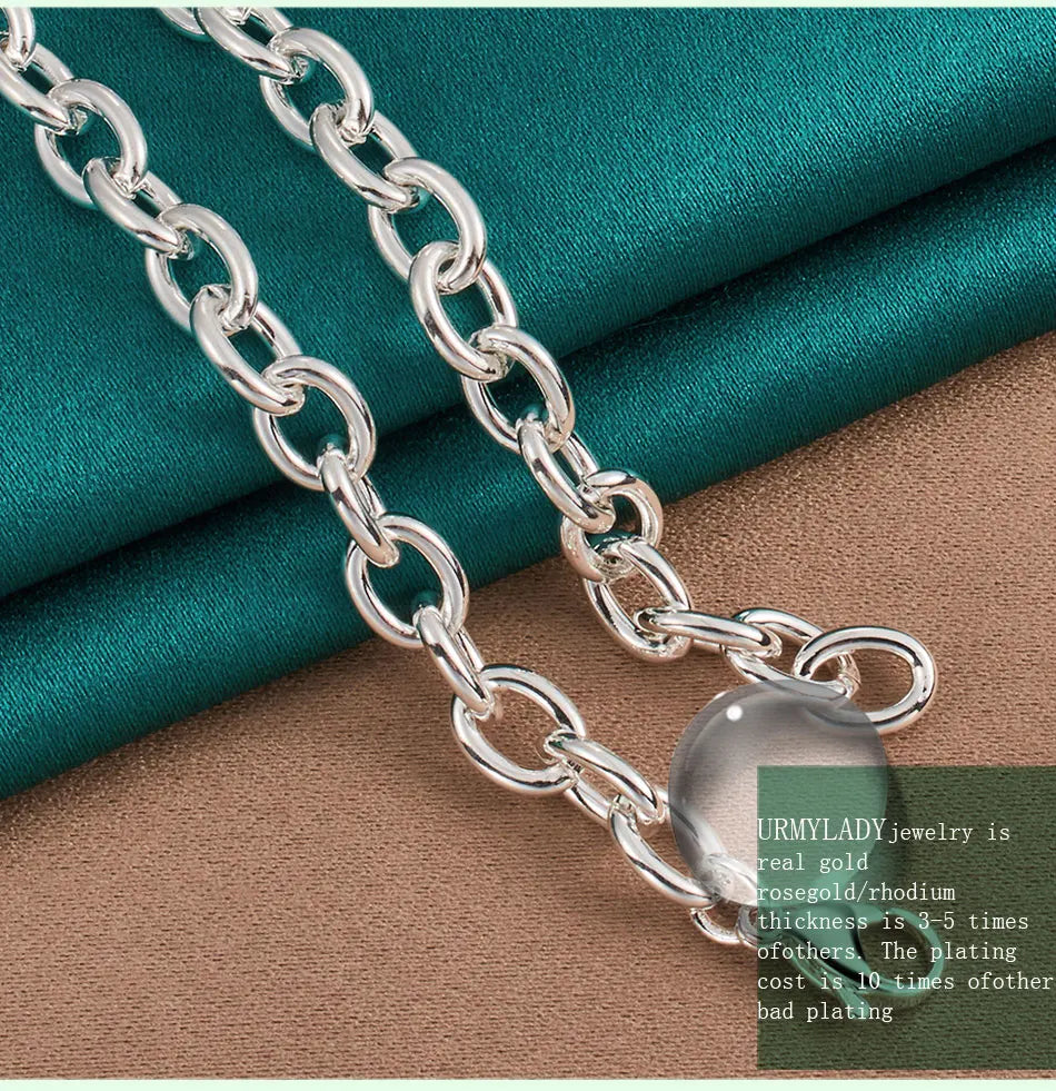 URMYLADY 925 Sterling Silver Dragonfly Pendant Necklace For Women Wedding Engagement Party Fashion Jewelry