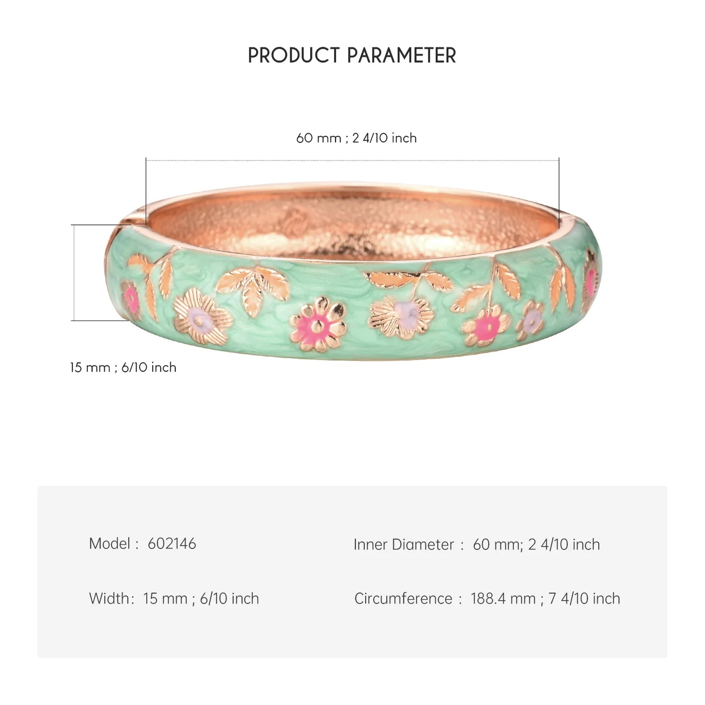 Enamel Bracelets For Women Wide Bangles On Hand Hawaiian India Cloisonne African Jewelry Women's Hand Bracelets Designer Gifts