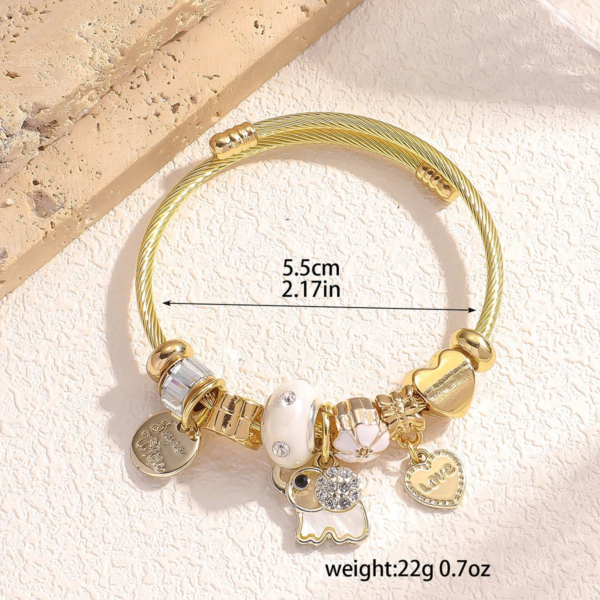 1PC Women's Fashion Pan Family Multi Element Beaded Bracelet Jewelry Accessories Suitable for Date, Party, Festival Gifts