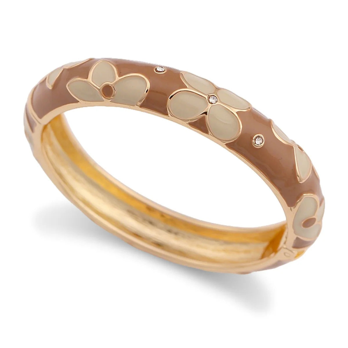 KMVEXO 7 Style Boho Beige Coffee Enamel Irregular Metal Bracelet For Women Men Punk Geometric Heart Cuff Bangle Fashion Jewelry