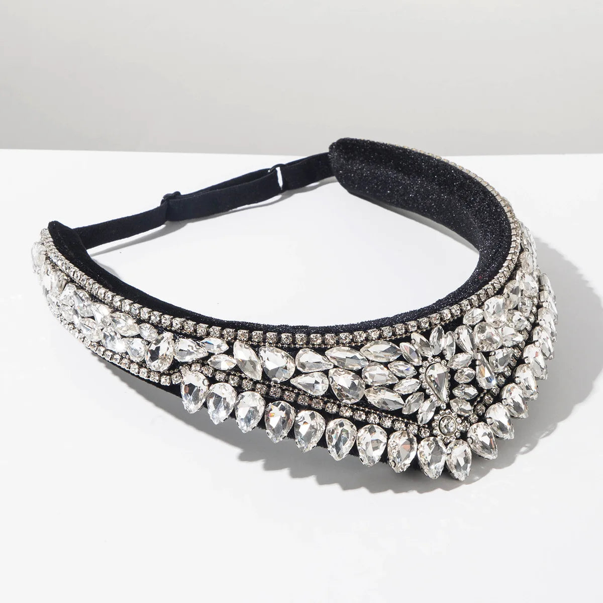 Baroque Rhinestones Hair Accessories Dinner Party Light Luxury Fashion Jewelry Elegant Shiny Exquisite Versatile Hairband