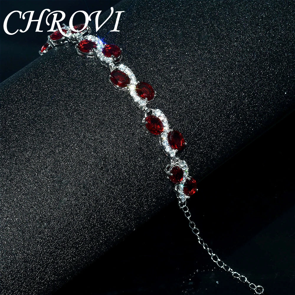 Luxury-Style 925 Sterling Silver Gemstone Bracelet - Beaded Gemstone Bracelet for Women as a Fashion Accessory