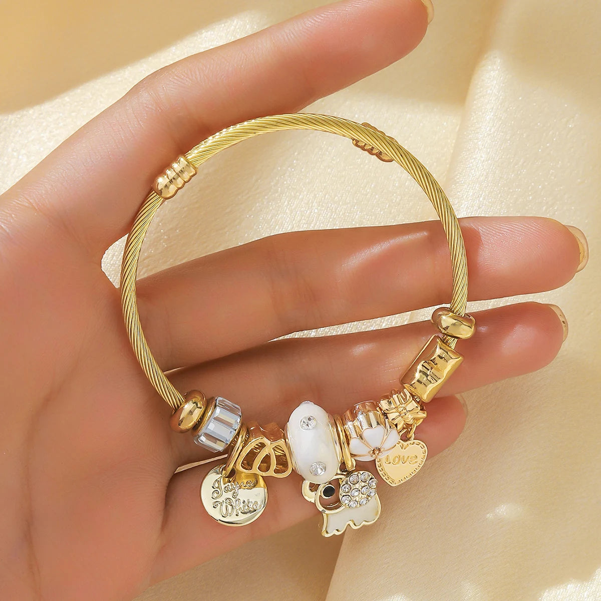1PC Women's Fashion Pan Family Multi Element Beaded Bracelet Jewelry Accessories Suitable for Date, Party, Festival Gifts
