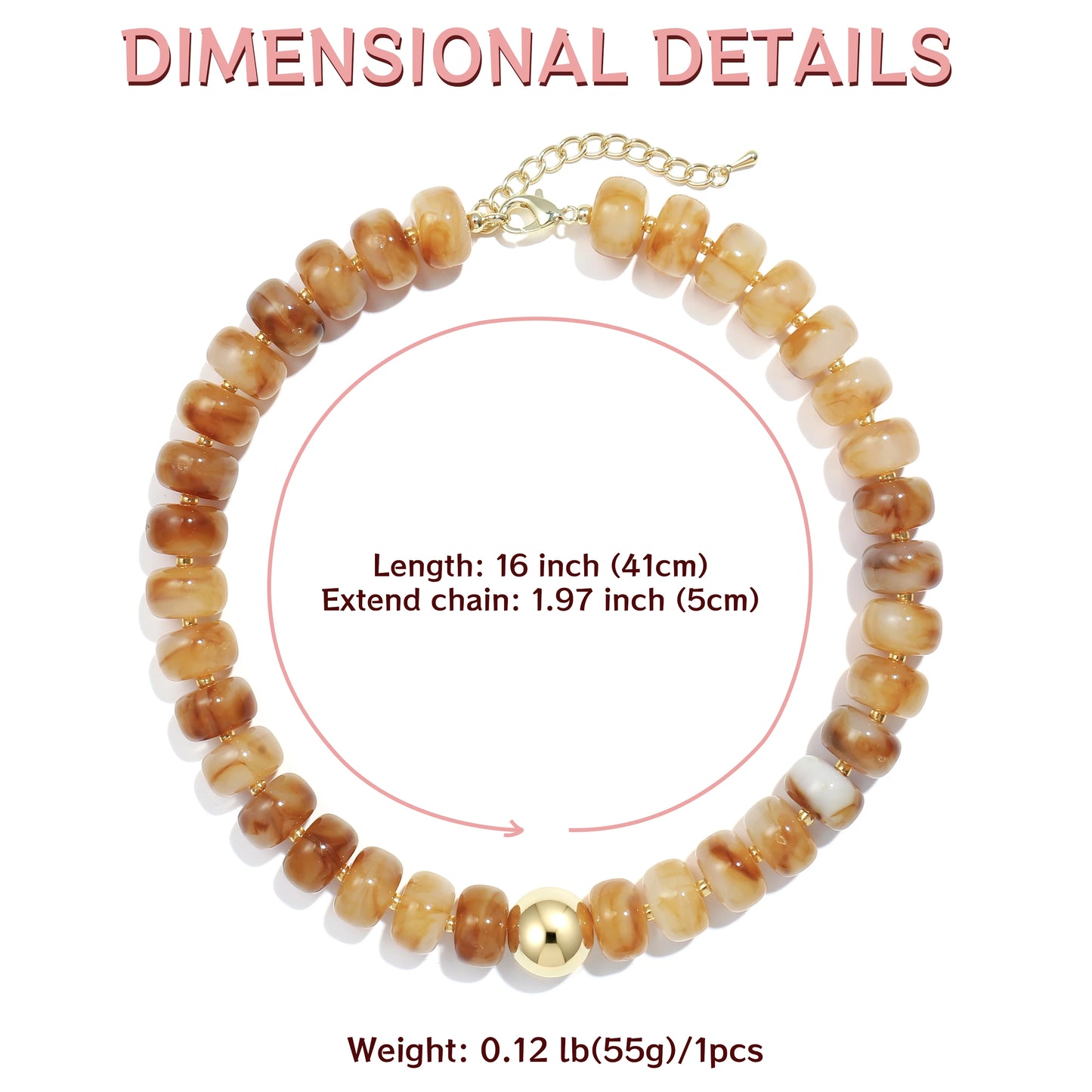 Badu New Colorful Acrylic Beaded Choker Necklace for Women Bohemian Trendy Summer Statement Jewelry Gift 2026