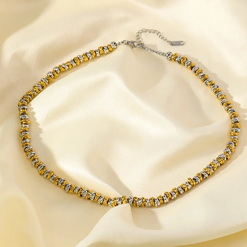 EILIECK 316L Stainless Steel Gold Color Chain Chokers Necklace For Women High Quality  Neck Chain Trendy Fashion Jewelry Bijoux