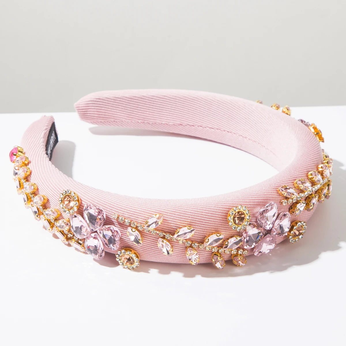 Cross Border New Fashionable Diamond Studded leaf Shaped Headband  With High-End Feel,   Beautiful Banquet Headband