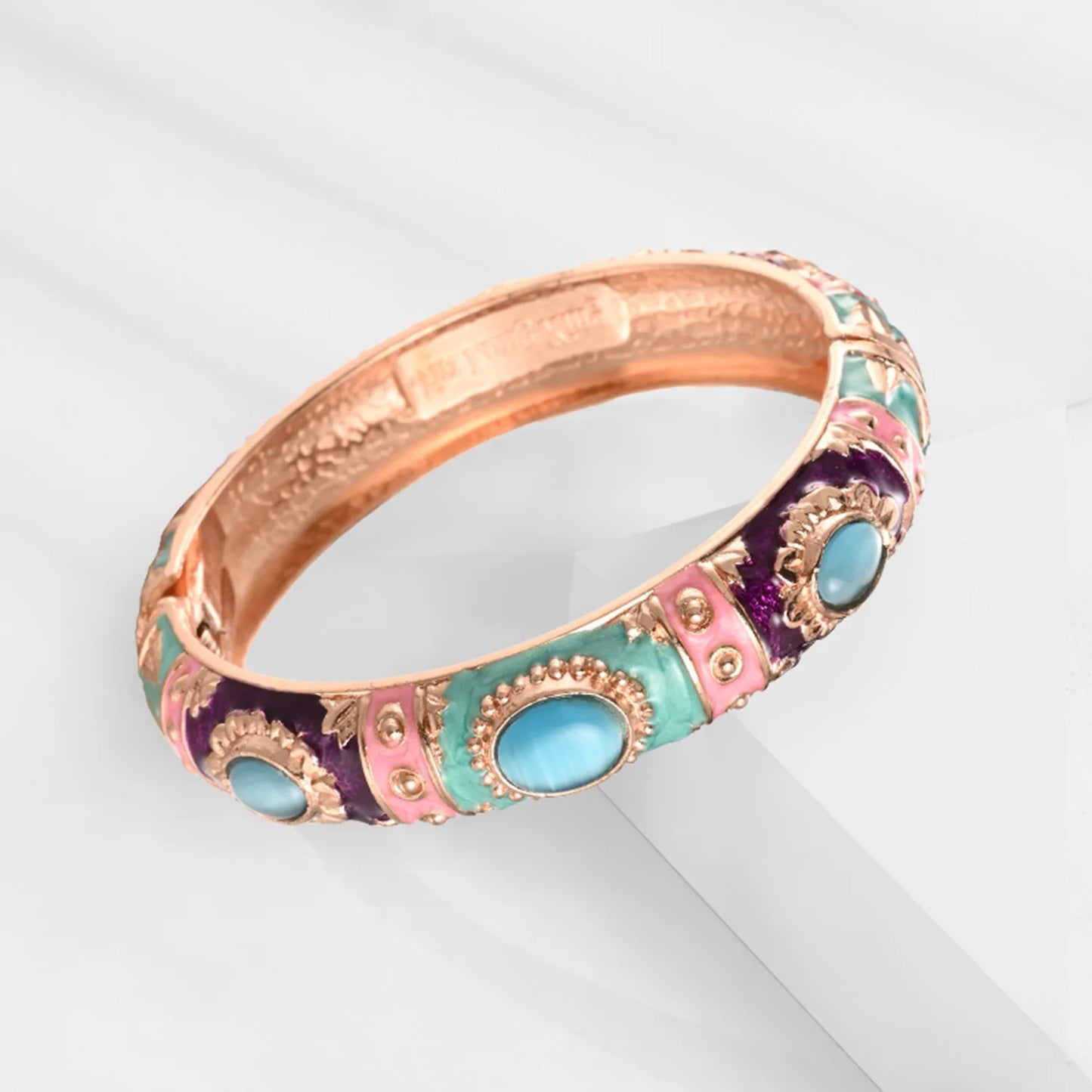 1/5 PCS Enamel Bracelet For Women Bangle On Hand Cloisonne Women's Hand Bracelets India African Jewelry Bohemian Designer Gifts