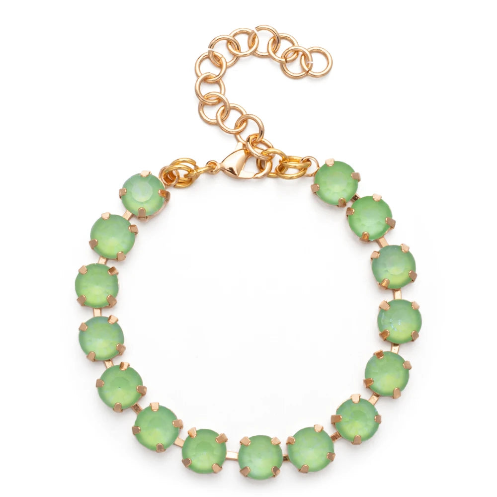 BEUTIFOR Colorful Crystal Bracelet for Women Gold Color Link Chain Bohemian Jewelry 2025