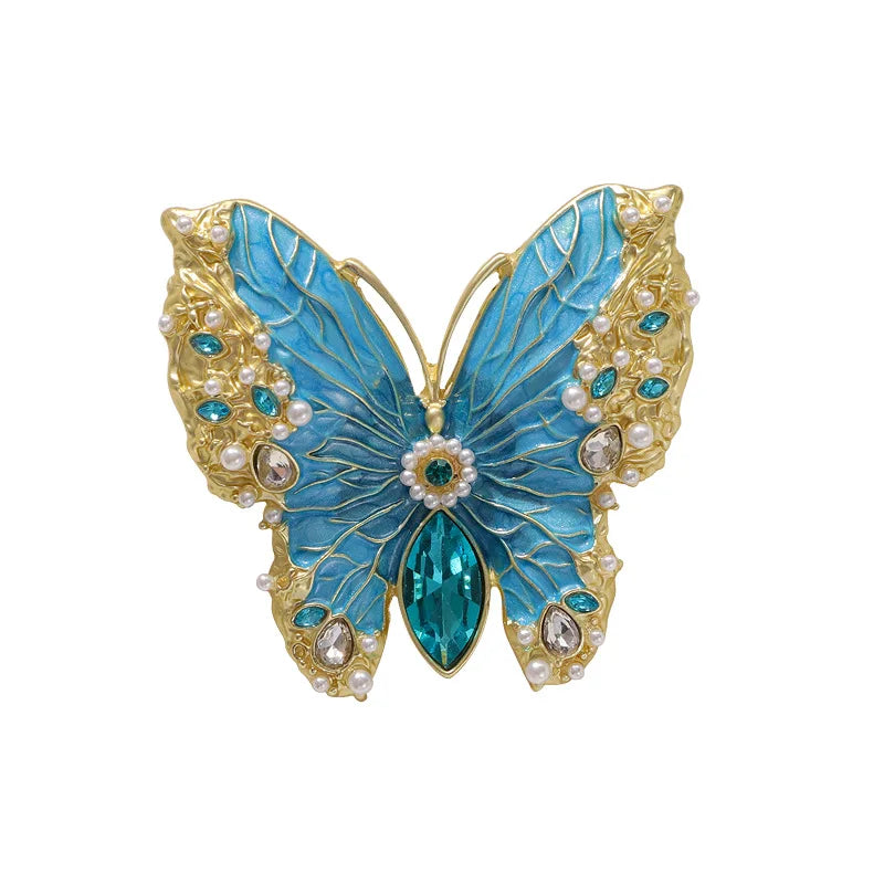 2025 New Butterfly Brooch Model Red Carpet Film Festival Show Dress Accessories Scarf Hat Bag Pin