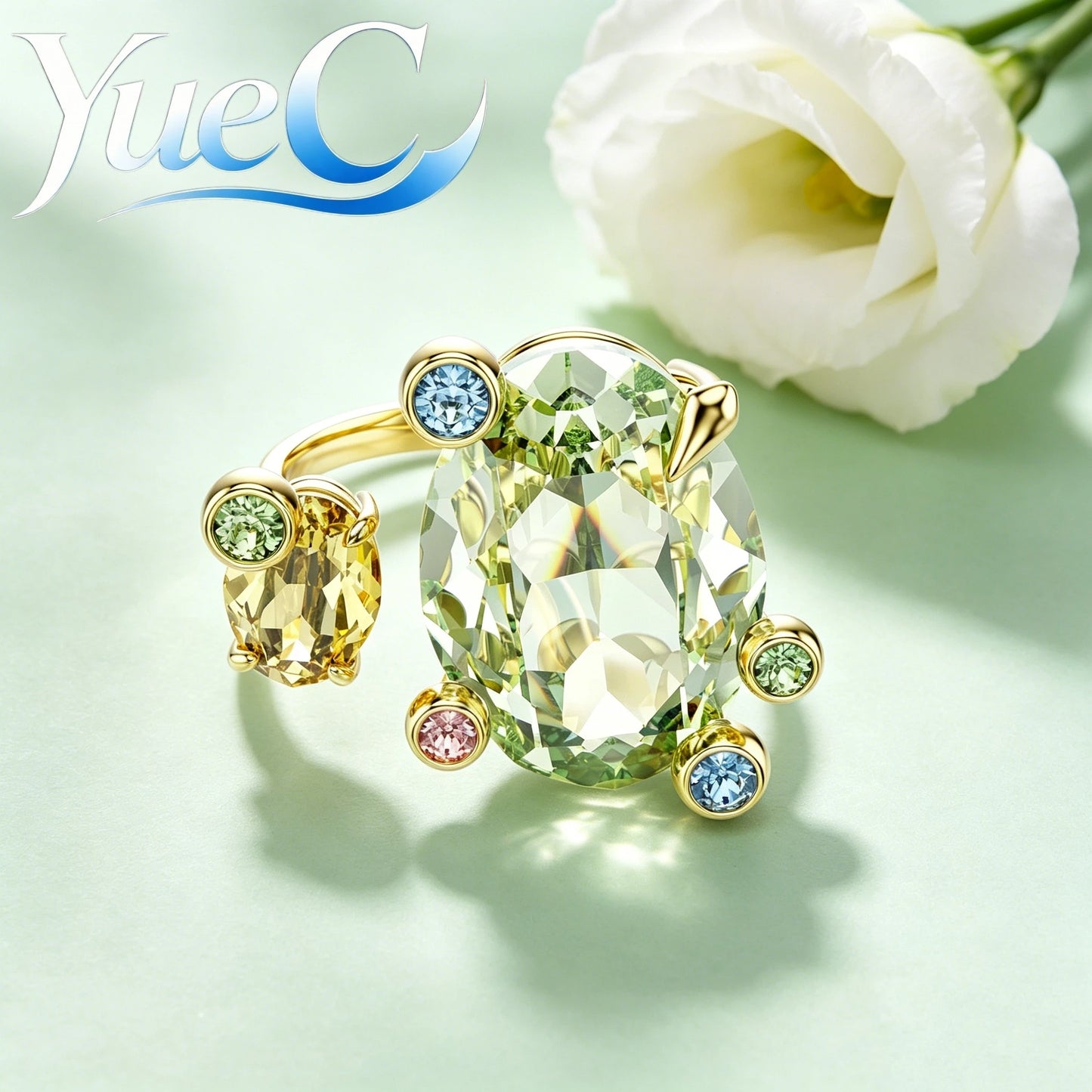 2026 YueC NEW Original Product: Flower Necklace, Butterfly Earrings, Light Luxury Charm Bracelet, Niche Design, Exquisit
