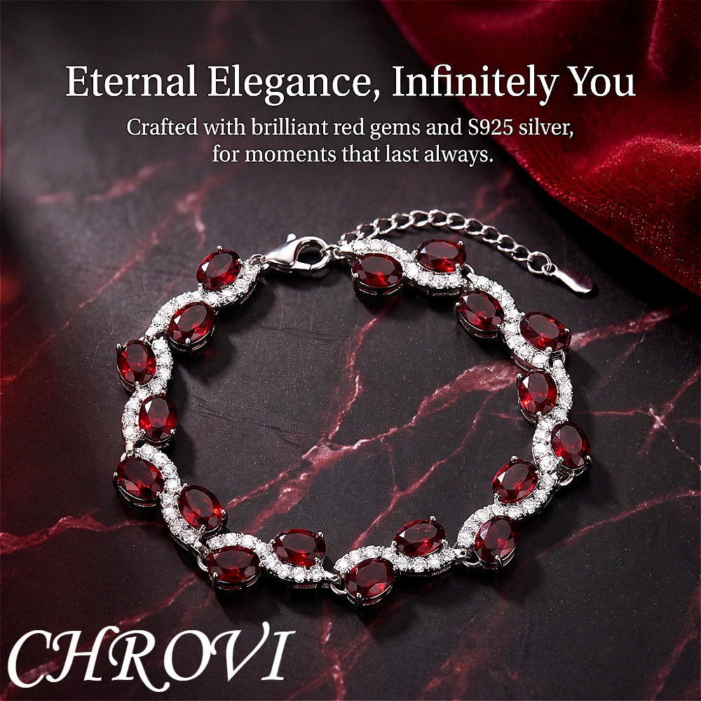 Luxury-Style 925 Sterling Silver Gemstone Bracelet - Beaded Gemstone Bracelet for Women as a Fashion Accessory