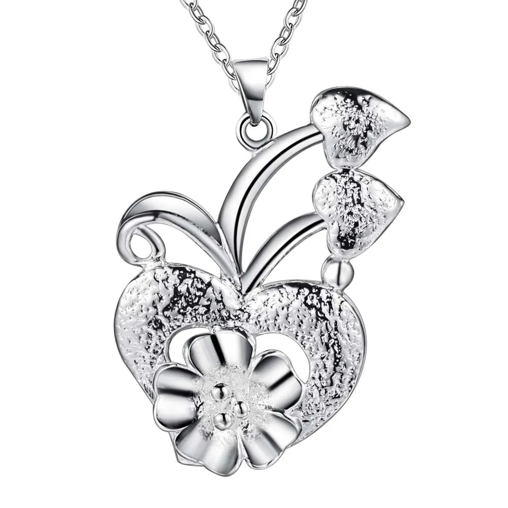 High Quality 925 Sterling Silver Necklace Pendant Chain For Women Exquisite Student Girlfriend Jewelry Accessories Gifts