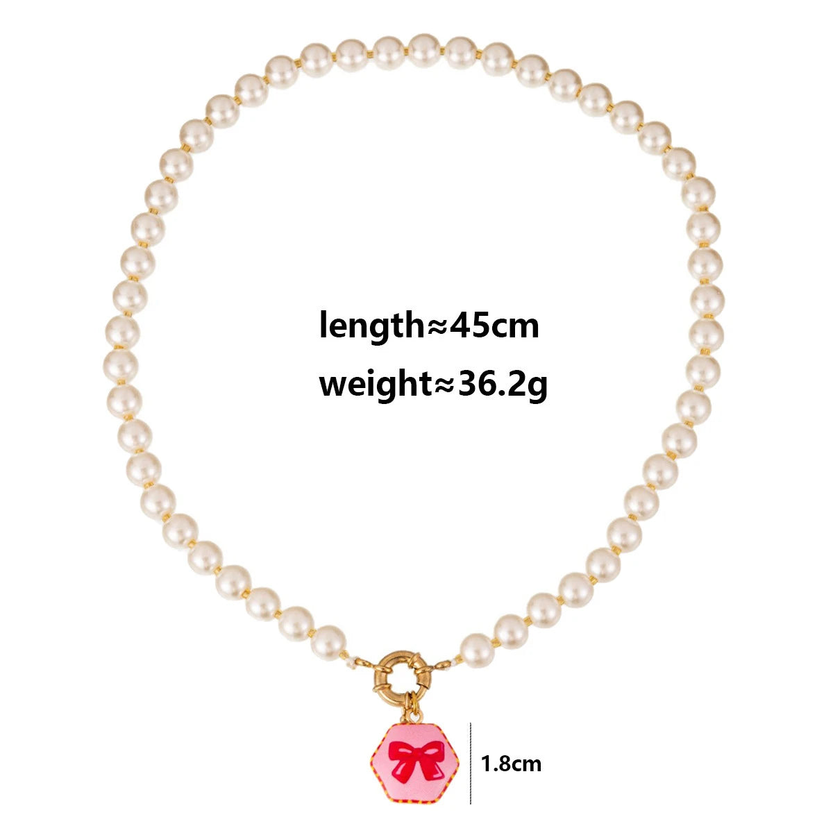 2026 Fashionable Trendy Summer Colorful Heart Beaded Necklace Colorful Beaded Necklace Back-to-School Season Gift