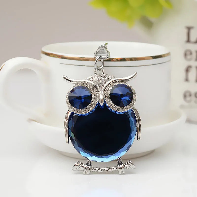 Lovely Cinderella Pumpkin Carriage Keychain Crystal Keyring Pendant Purse Bag Car Keychain