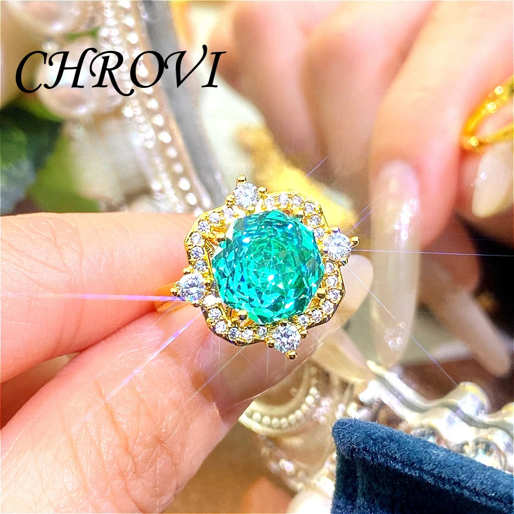 New 925 pure silver millennium rose gold necklace pendant stud earrings and colorful ring set