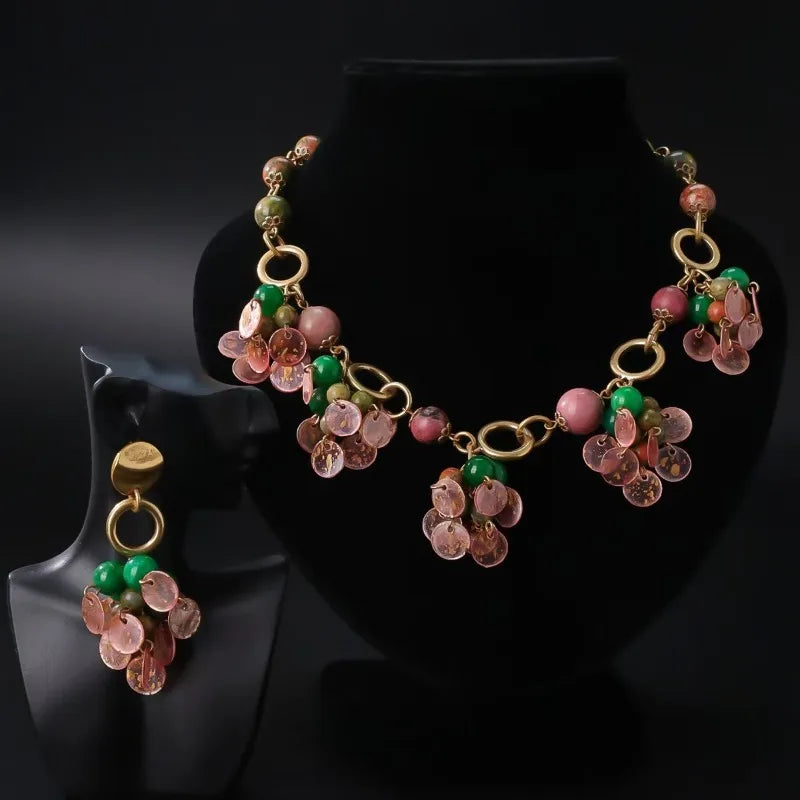 Shell Earrings for Women Tassels Geometric Vintage Palace Style Elegant Aretes De Mujer Dinner Party Exquisite Jewelry