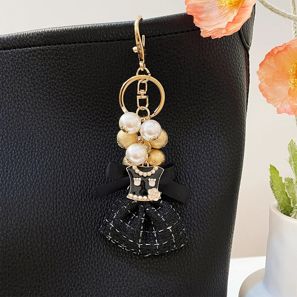 2024 Fashion Flower Keychain Camellia Handbag Pendant Gifts Souvenirs