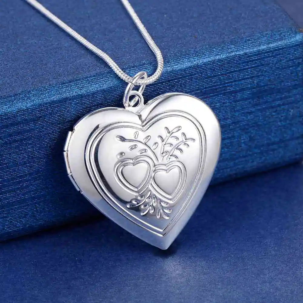Hot 925 Sterling Silver Necklace Pendant Tree High Quality For Women Wedding Engagement Fashion Jewelry Gifts