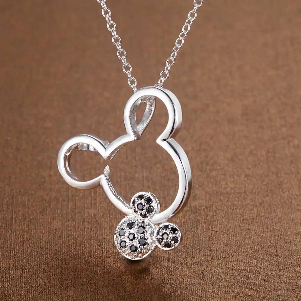 Hot 925 Sterling Silver Necklace Pendant Tree High Quality For Women Wedding Engagement Fashion Jewelry Gifts