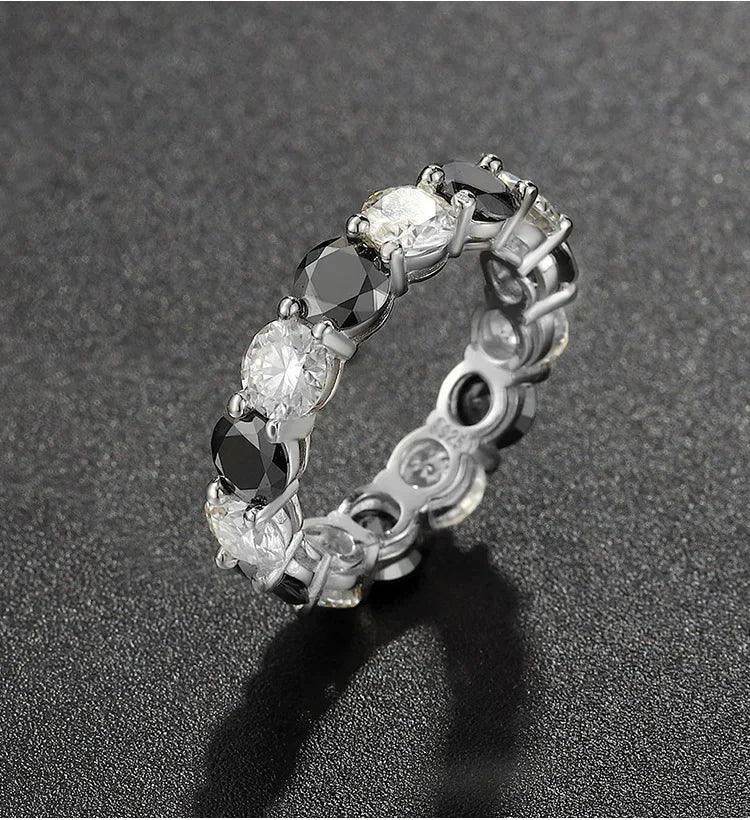 Moissanite Rings 14 Tones 7ct Sterling Silver D VVS Lab Diamond with GRA Certificate Engagement Wedding Ring for Women