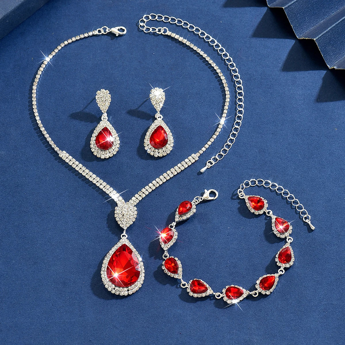 Bohemian Seaside Necklace Earrings Bracelet Jewelry Set Multi Color Classic Style Suitable for Daily Gatherings