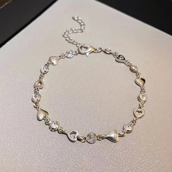 Luxury 925 Sterling Silver Ball Bracelets For Woman Korean Designer Lucky Beads Chain Bracelets Party Wedding Charm Jewelry Gift
