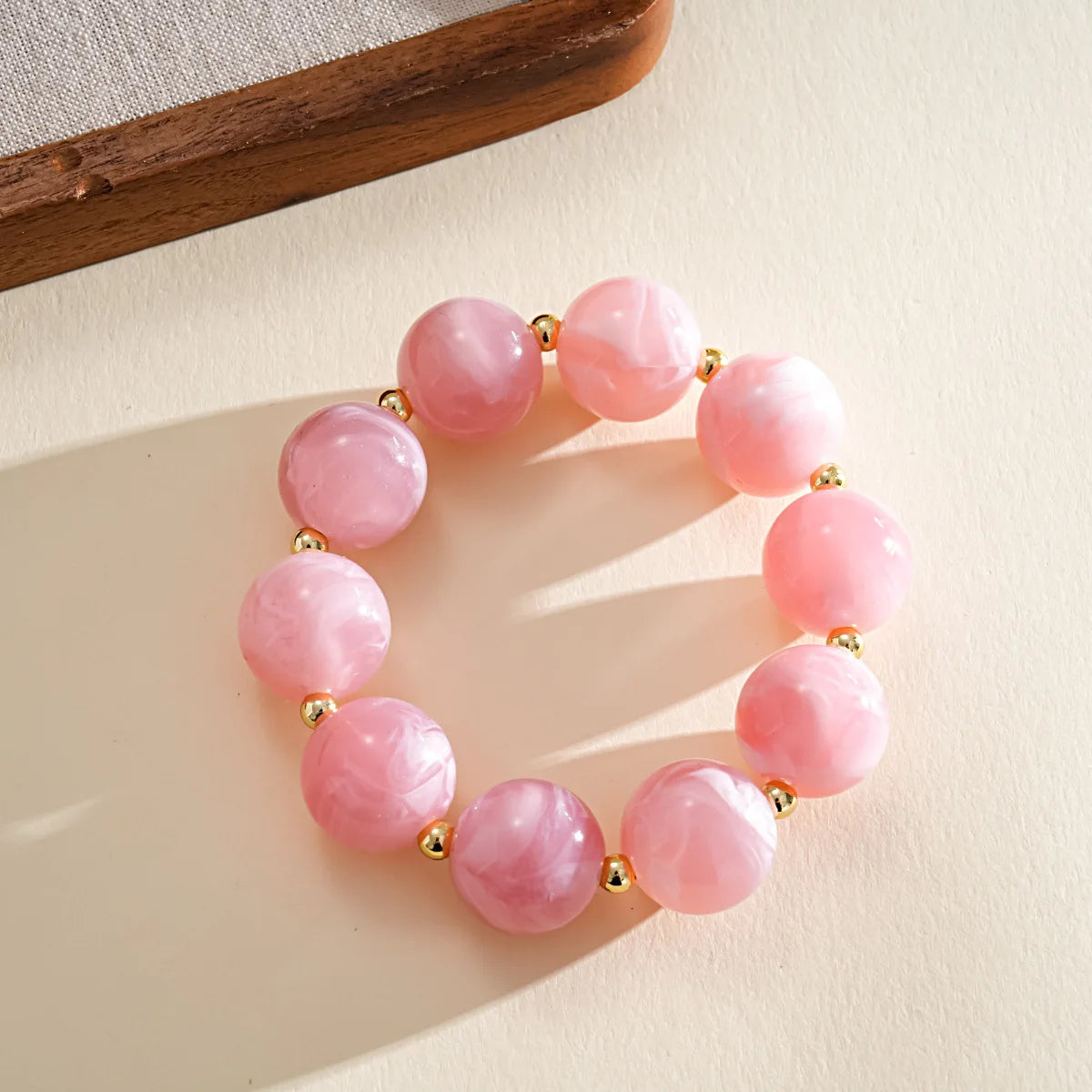 KMVEXO Fashion Colorful Acrylic Big Beads Necklace Bracelet Set for Women Personality Originality Holiday Jewelry Accessories