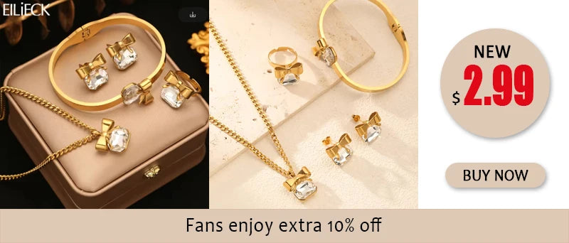 EILIECK Minimalist Classic 18K Gold Color Plated Butterfly Zircon Adjustable Ring Hypoallergenic Stainless Steel Jewelry Gift