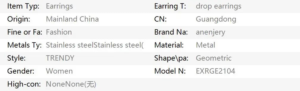 ANENJERY 316L Stainless Steel Colorful Round Card Stud Earrings For Women Fashion Simple New Popular Jewelry Gifts Wholesale