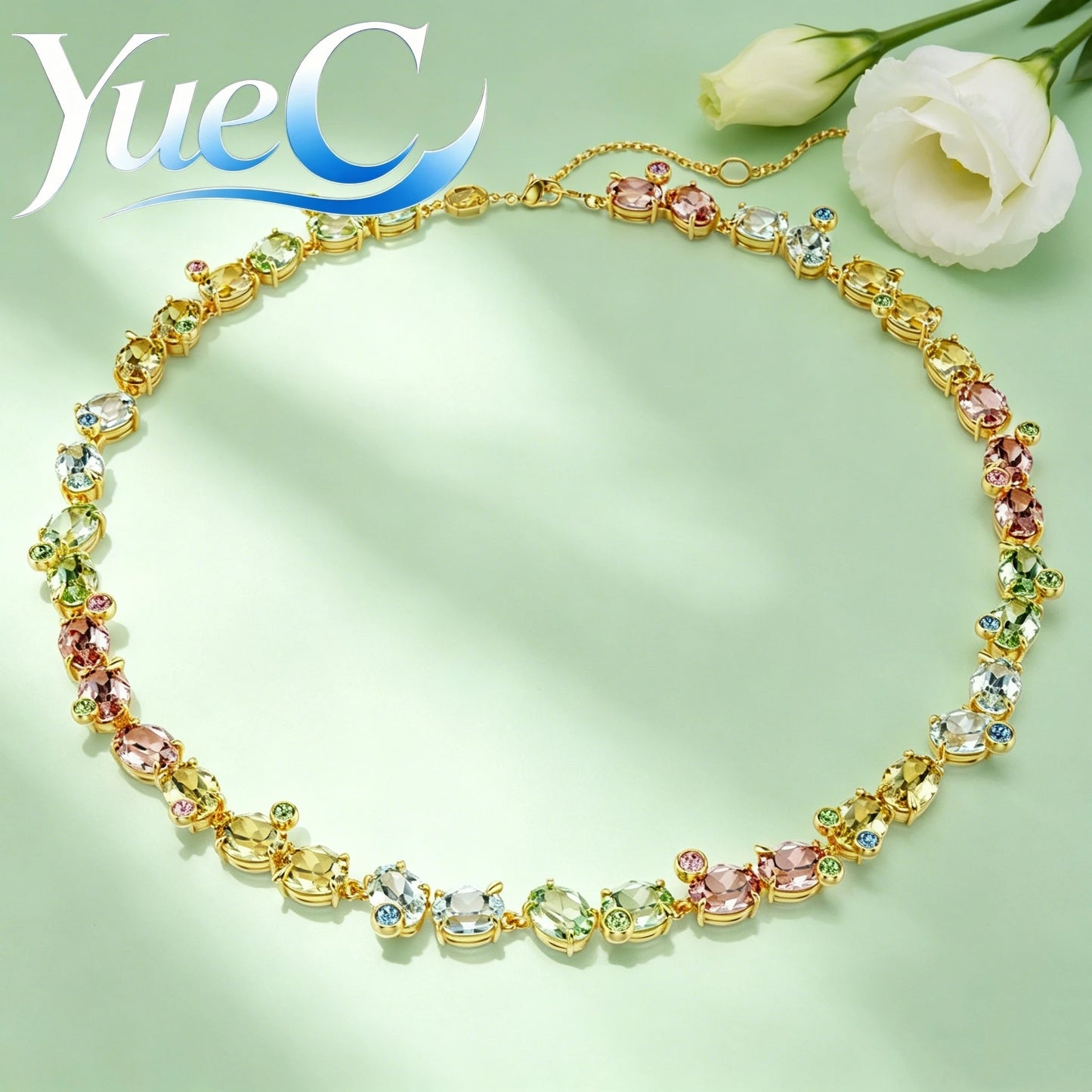 2026 YueC NEW Original Product: Flower Necklace, Butterfly Earrings, Light Luxury Charm Bracelet, Niche Design, Exquisit
