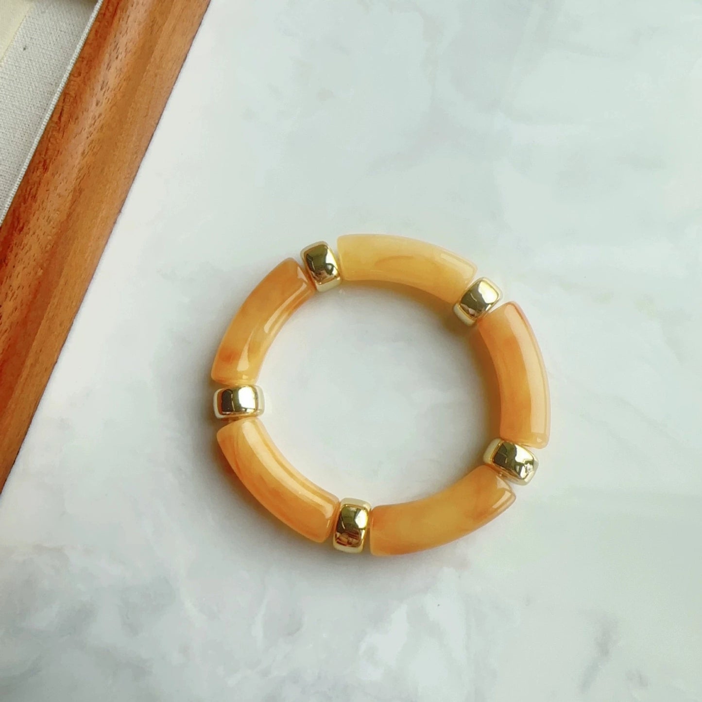 2026 Personalized Acrylic Resin Bead Bracelet For Women Trendy Summer Bohemian Sea Beach Seaside Vacation Jewelry Accessories