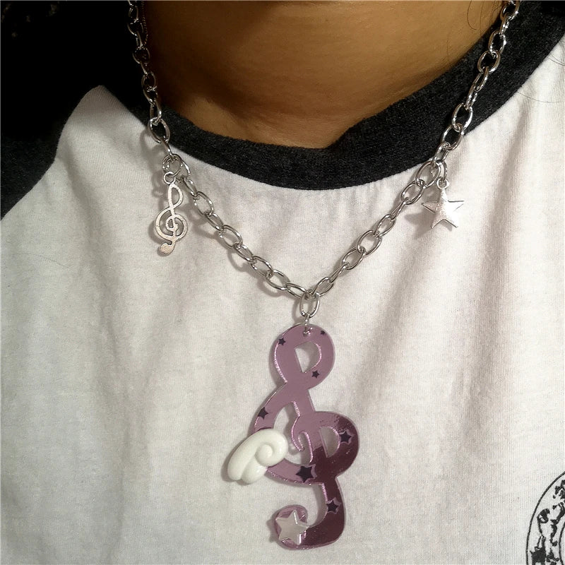 Gothic Y2K Sweet Cool Girl Necklace Choker Cute Trendy 2026 NEW Chains Neck