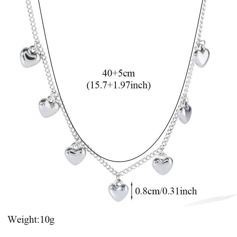 EILIECK 316L Stainless Steel Portrait Coin Pendant Necklace For Women Fashion Silver Color Neck Chain Waterproof Jewelry Gift