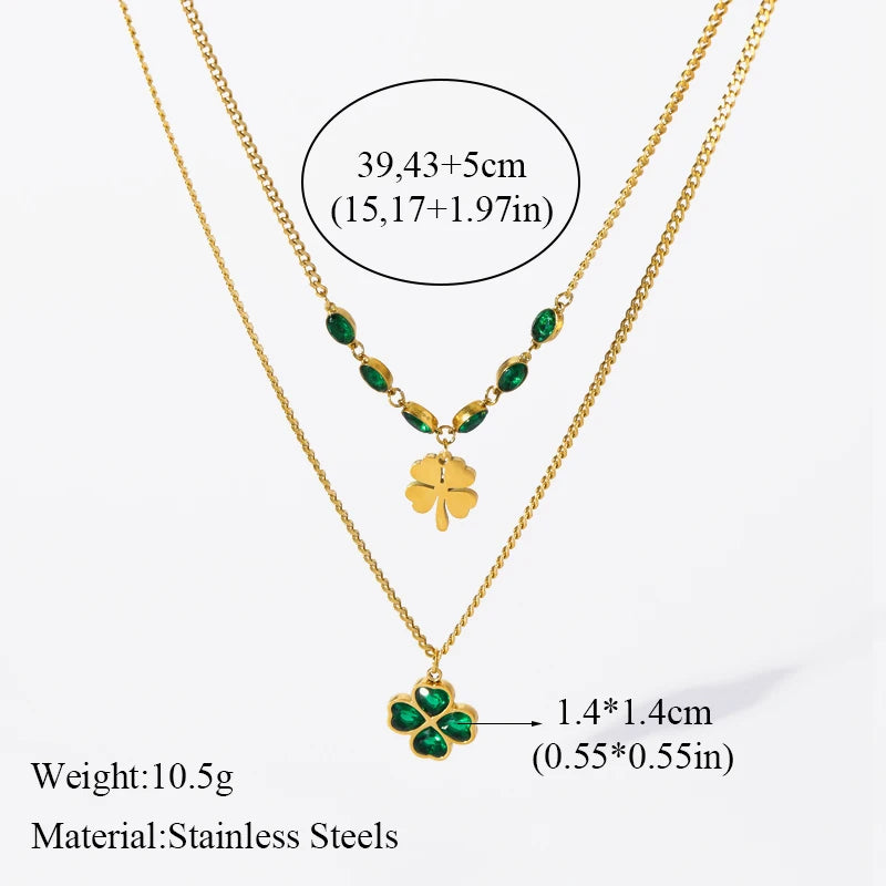 EILIECK 316L Stainless Steel Large Flower White Pearl Necklace For Women Fashion New Party Gift Neck Chain Waterproof Jewelry