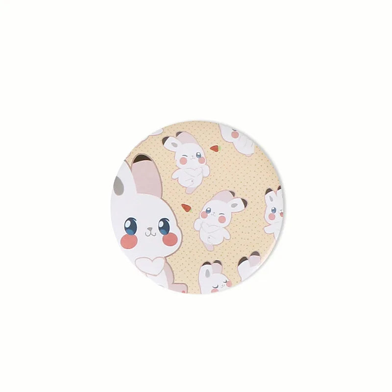 30 Pcs Cartoon Flower Cosmetic Mirror / Sweet Women Makeup Pocket Mini Portable /Nice Party Christmas Gift