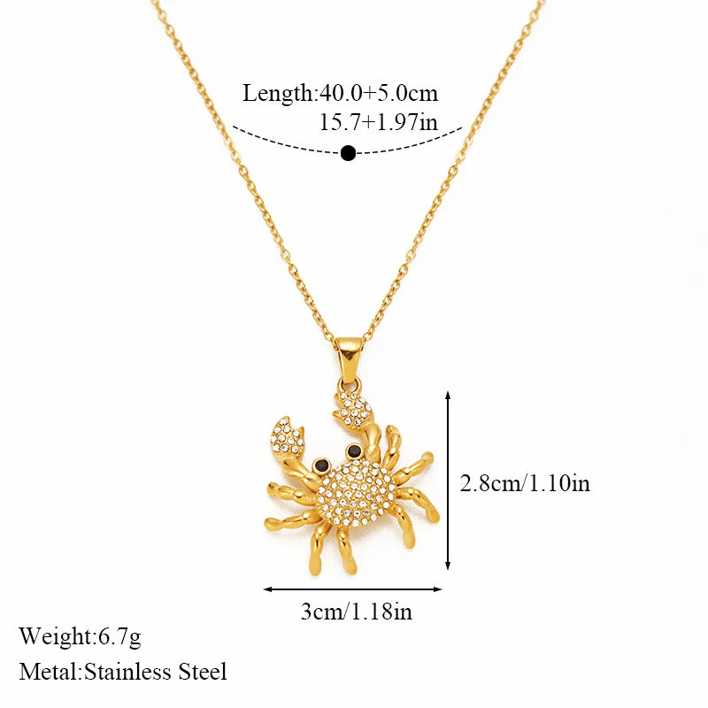 EILIECK Women's Cute Trendy Dragonfly Pendant Necklace 18K Gold-plated Stainless Steel Neck Chain Daily Water-resistant Jewelry