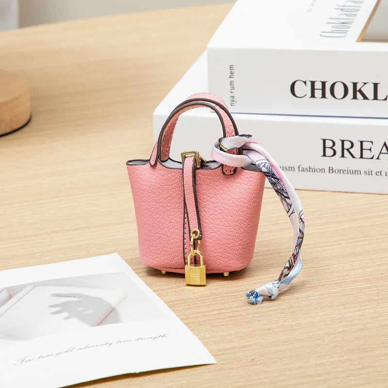 Mini Bag Pendant Keychain Hanging Accessory Zero Wallet Creative Portable Bracelet Bluetooth Earphone Bag Multifunctional