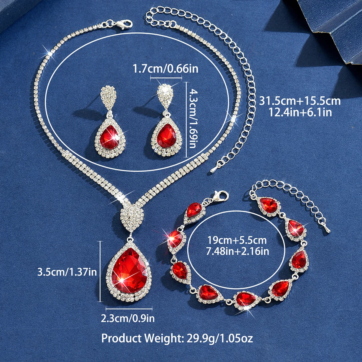 Bohemian Seaside Necklace Earrings Bracelet Jewelry Set Multi Color Classic Style Suitable for Daily Gatherings