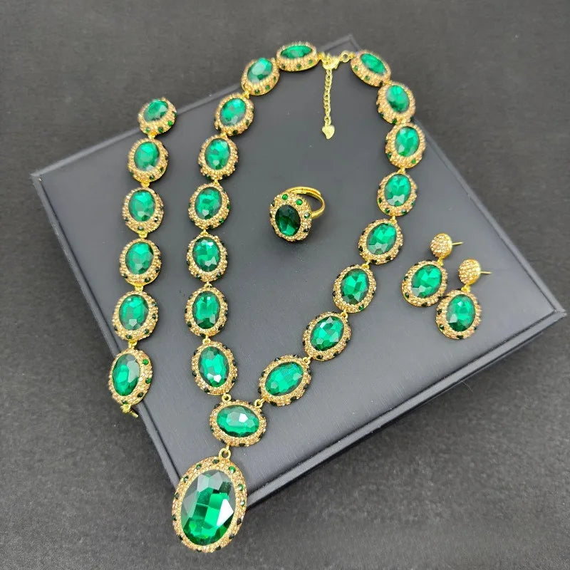 NISHIZAWA Crystal Rhinestones Earrings for Women Water Drop Palace Style Jewelry Vintage Fashion Elegant Aretes De Mujer